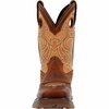 Durango Lil Rebel by Little Kids Brown Tan Western Boot, BROWN/TAN, M, Size 3 DBT0240C